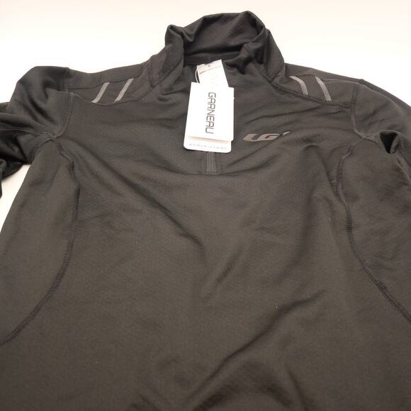 Louis Garneau Jackets & Blazers - NEW Louis Garneau Women's Medium 3000 Zip Neck BLACK Regulates Temperature
